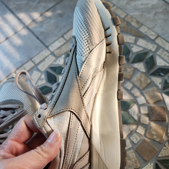 Reebok X Pleasures Classic Leather Legacy 'California Desert' Mens 5 Womens 7 - Picture 8 of 9